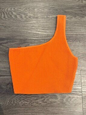 ARITZIA-BABATON ONE SHOULDER CROPPED TANK